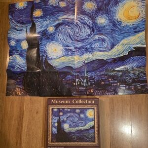 The Museum Collection Van Gogh The Starry Night 1000 pc Jigsaw Puzzle with Bonus